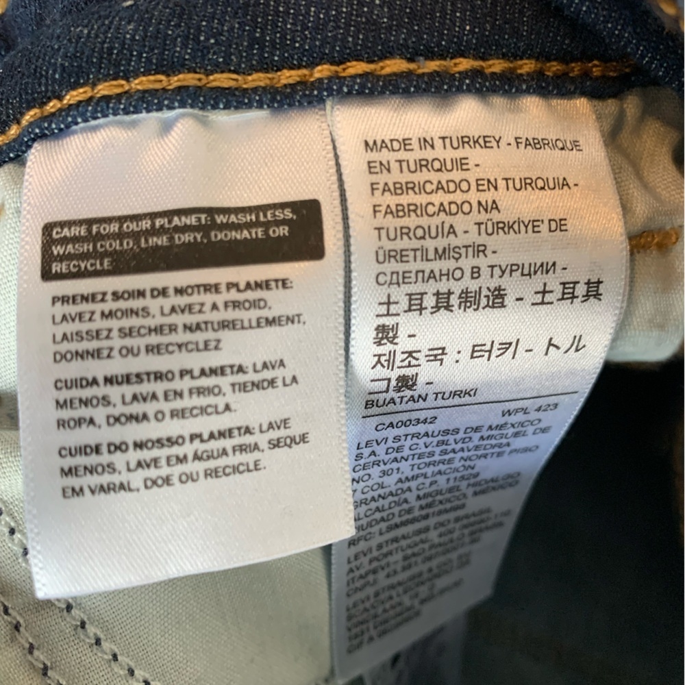 Levi's High Rise Women's Jeans - Dark Blue - Picture 5 of 7